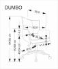 Darbo kėdė DUMBO